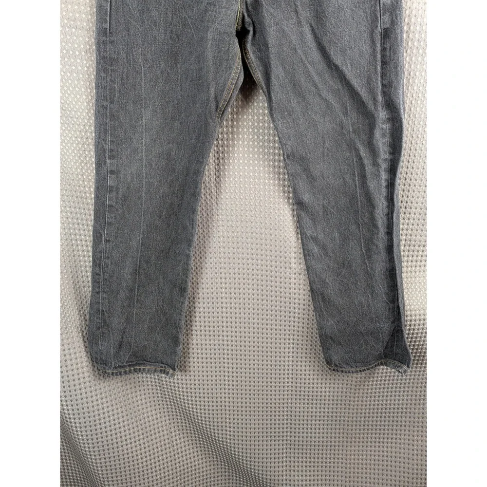 Levis 501XX Button Fly Jeans Mens 33x32 Faded Black Straight Fit Made in Mexico